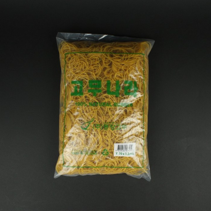 동양고무 고무나라 노란고무줄 고무밴드 1kg, 1개