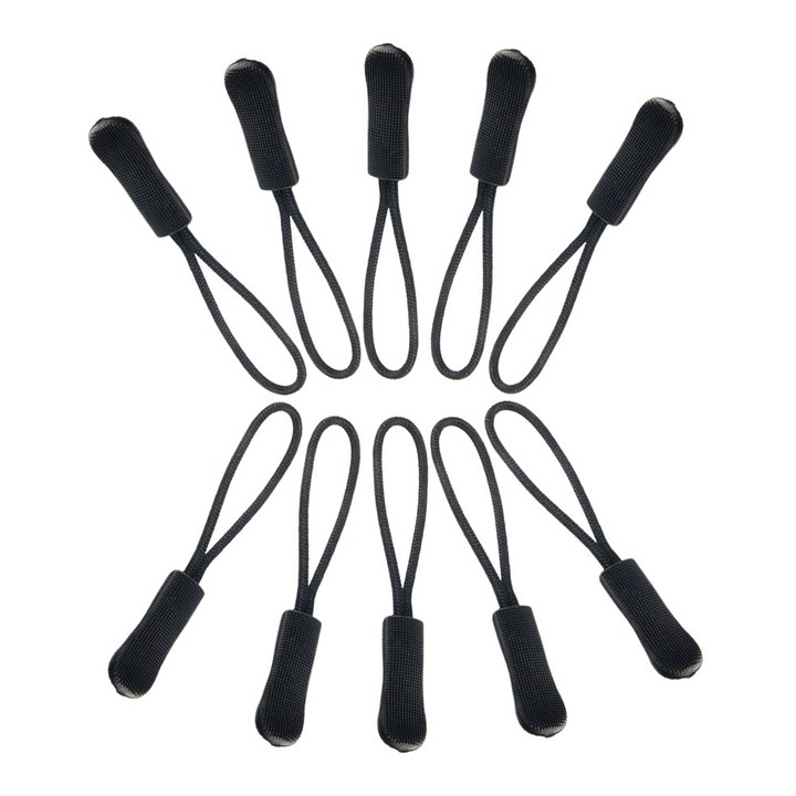 스토비투 지퍼 풀러 고리 손잡이 끈 10pcs 세트