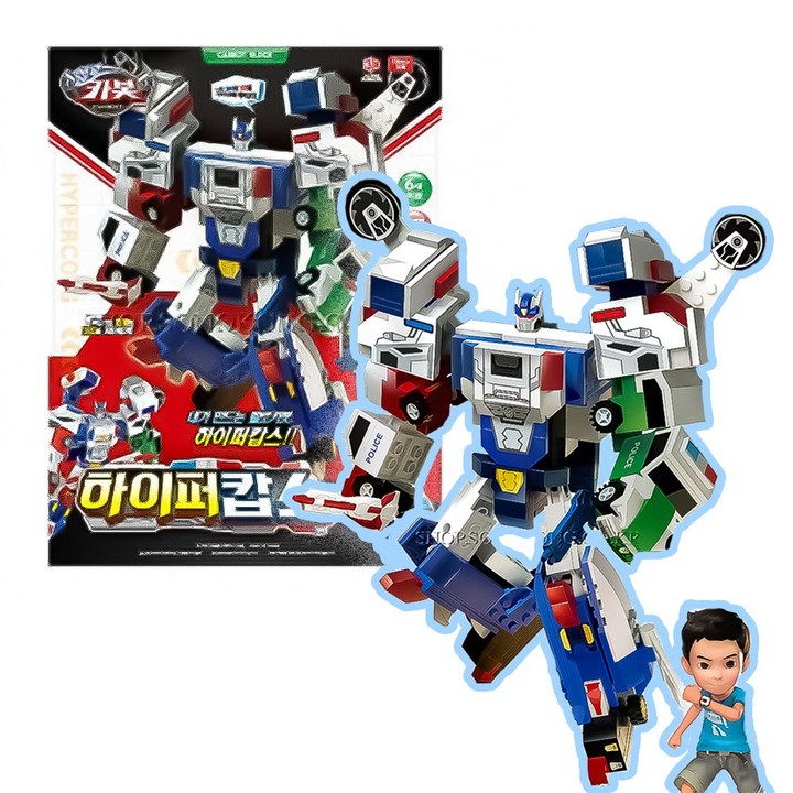 손오공헬로카봇 하이퍼캅스 블록 477PCS, 단일색상, 1개