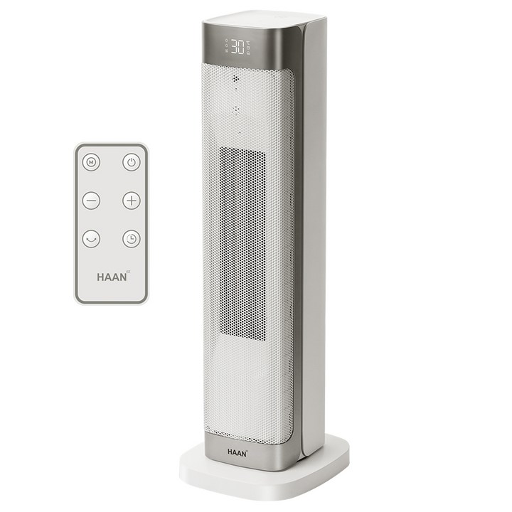 [2026년형 음성인식 AI] 한경희 그래핀 PTC 온풍기, HA-27000FH, 화이트