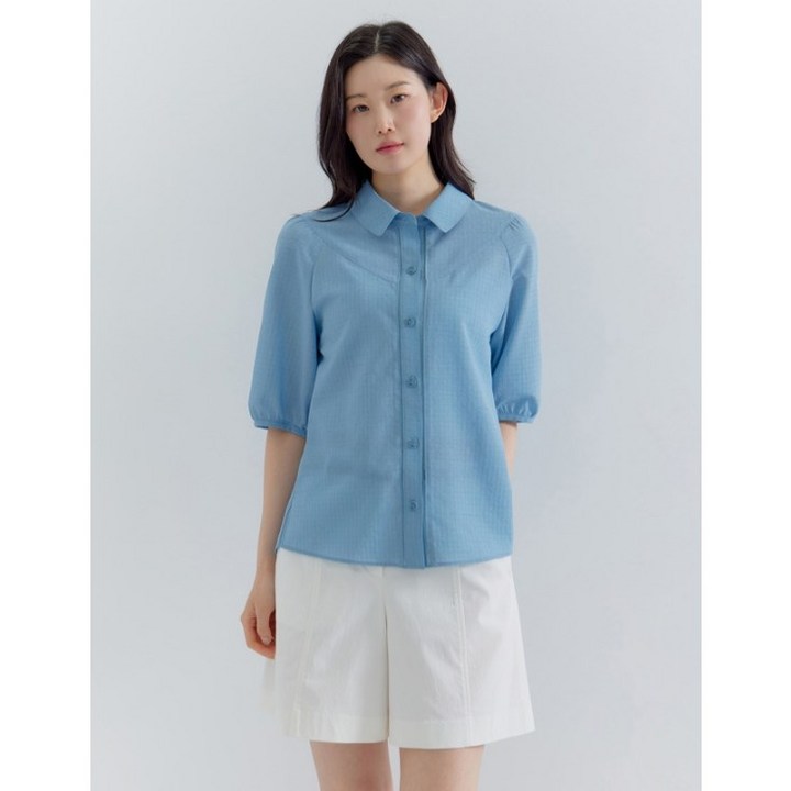지센/기간한정 할인   여성 스탠카라 셔츠  LFWSP503 색상2
