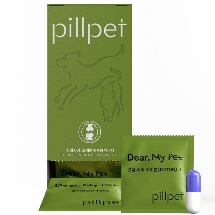필펫 강아지 조이튼 영양제, 1개, 뼈관절강화, 30정