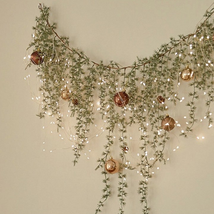 크리스마스 가랜드 벽트리 풀세트 프리미엄 트리