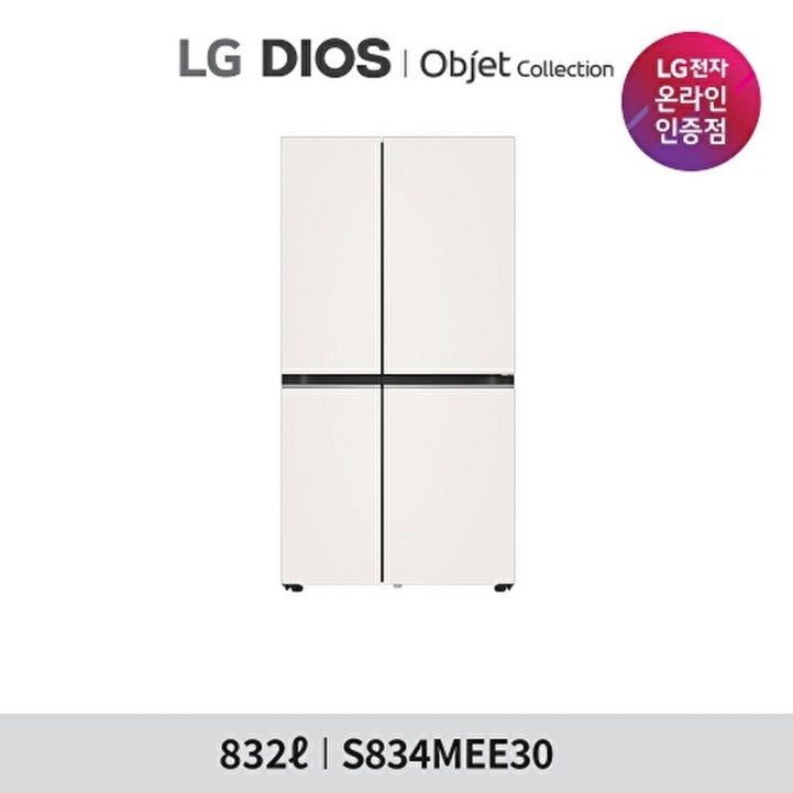 LG전자 LG 오브제 컬렉션 DIOS 냉장고 S834MEE30