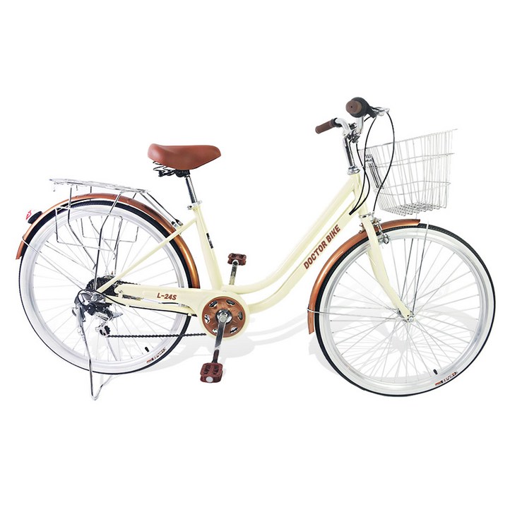닥터바이크 2024년형 시마노 7단 스틸 프레임 생활용 자전거 60.96cm L24S
