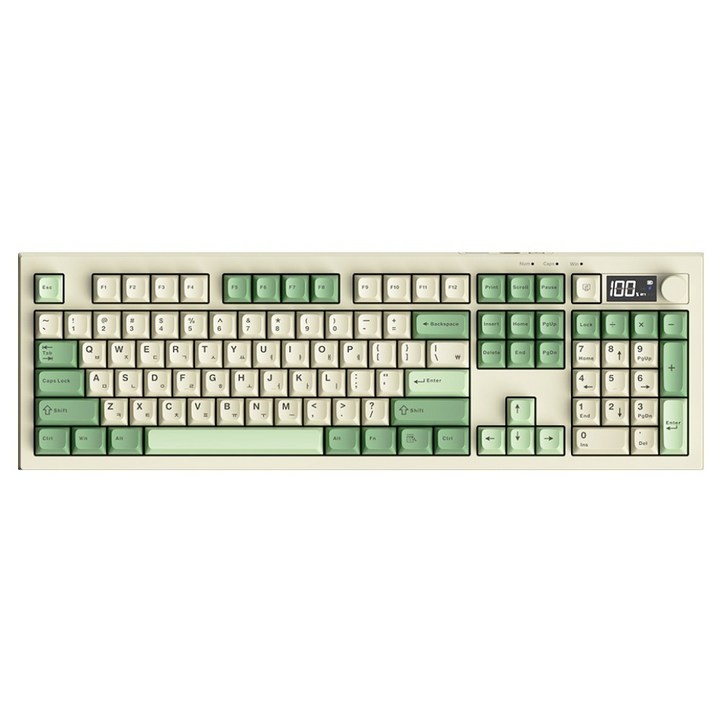 AULA  독거미 한글 저소음 펀키스 멤브레인 유무선  키보드