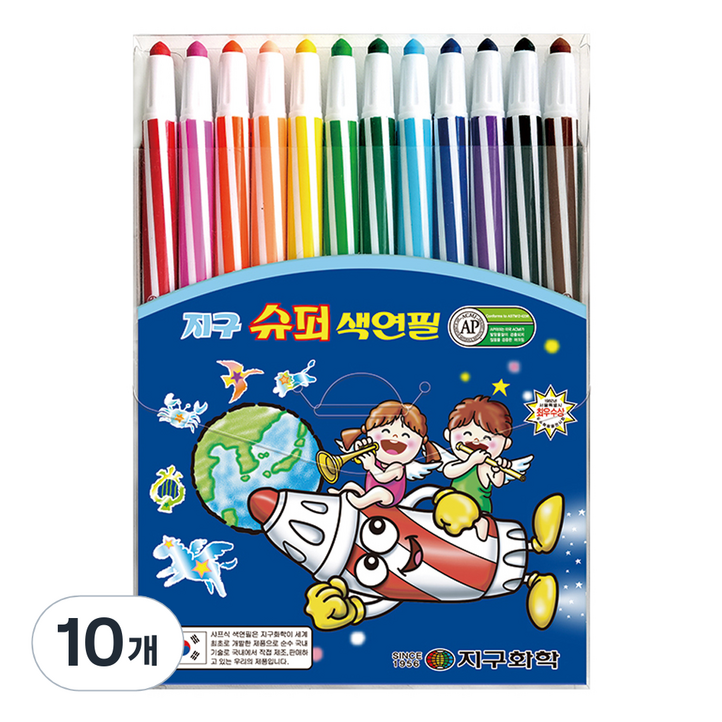 지구화학 지구 슈퍼 샤프식 색연필