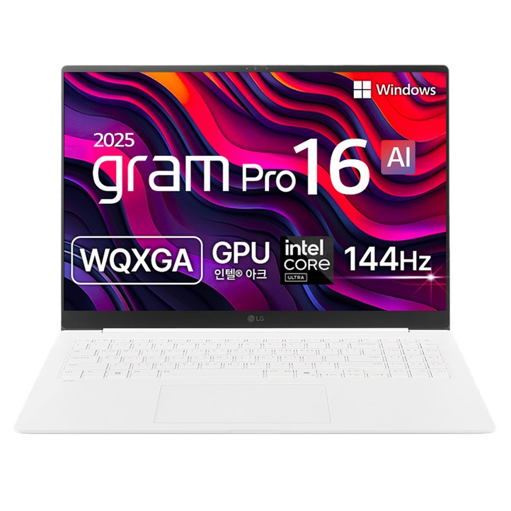 LG전자 2025 그램 프로 16 코어Ultra5 애로우레이크, 에센스 화이트, 256GB, 16GB, WIN11 Home, 16Z90TPGA5CK LG전자 2025 그램 프로 16 코어Ultra5 애로우레이크, 에센스 화이트, 256GB, 16GB, WIN11 Home, 16Z90TPGA5CK