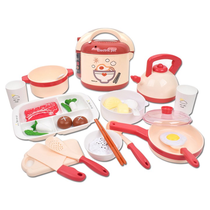 스팀 디너 밥솥 소꿉 주방놀이 세트