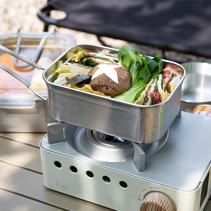 4BNK 스텐 304 캠핑 멀티 반합 1.6L