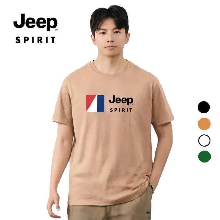 JEEP spirit 지프스피릿 반팔티셔츠 남성 여성 남자 여자 반팔티 면 T20219