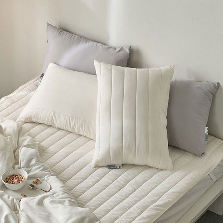 에메르 알러제로 다운필 슬로안 누빔 베개커버 2개세트