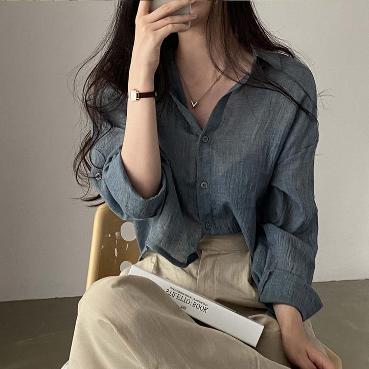 유스몰 시원한 여성 블라우스 셔츠