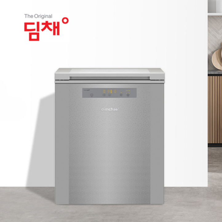위니아 딤채 120L 뚜껑형김치냉장고 EDL12KBTSSF 스파크실버 전국무료설치