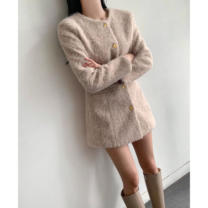 마켓제이MARKETJ 몽글퍼 자켓 트위드원피스3col