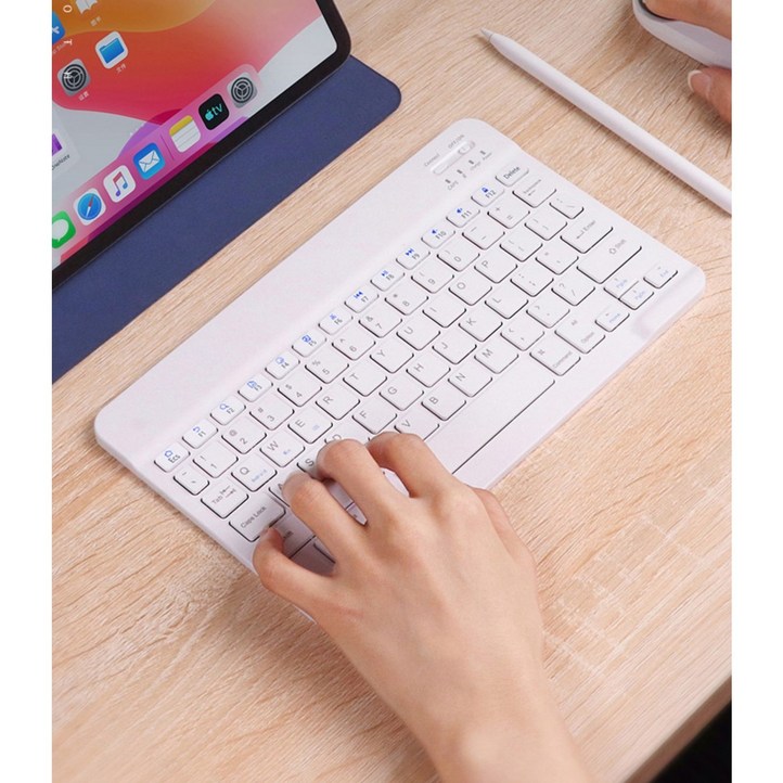 블루투스 c타입충전 휴대용 경량 태블릿 무선 키보드, 10인치, 1개