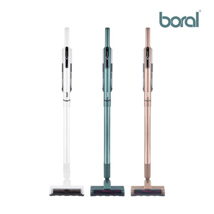 보랄 BLDC 초슬림초경량 무선 청소기 W700그린로즈글드화이트 BRS300VC