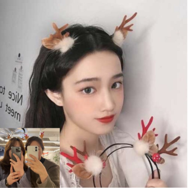 당일배송 크리스마스 머리띠 루돌프 성탄절 파티용품 홈파티