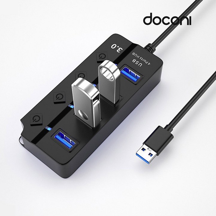 도코니 3.0 USB 허브 4포트 도코니 3.0 USB 허브 4포트
