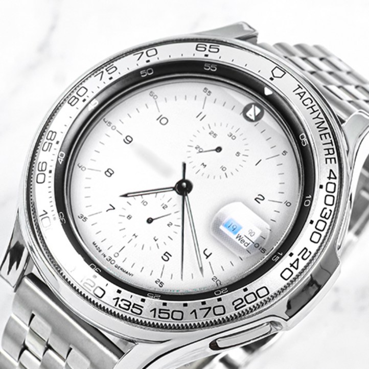 타임스토리 갤럭시워치4 클래식 42mm 호환 베젤링, D15 실버