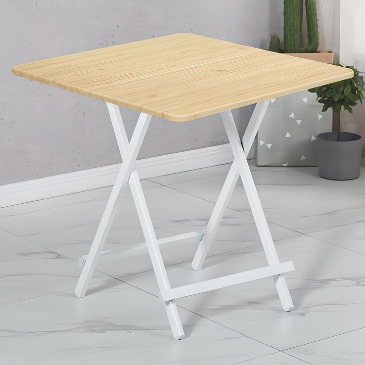 가구느낌 홈 접이식 정사각 테이블