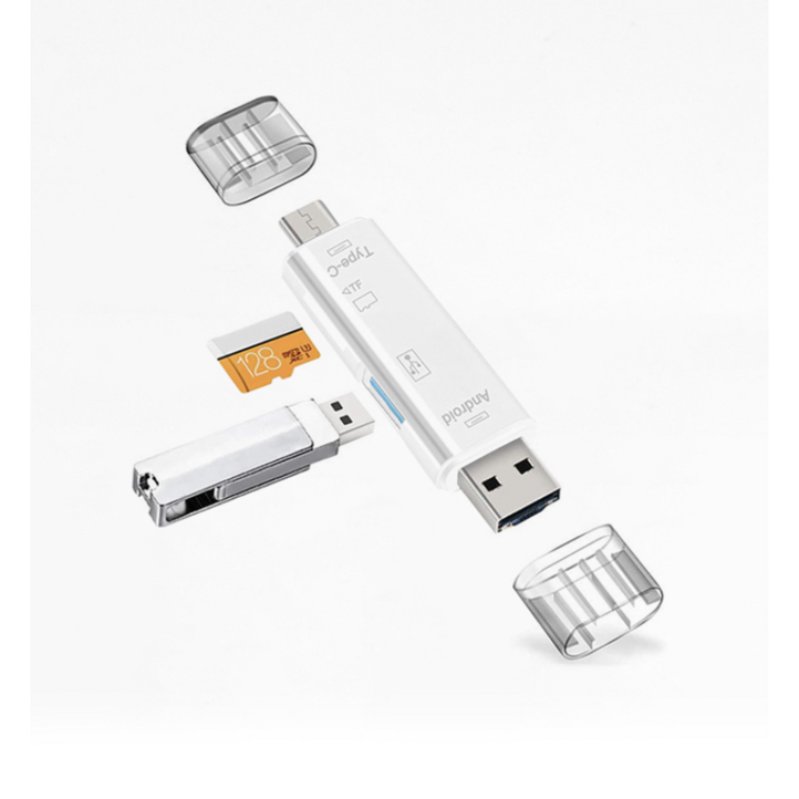 3in1 멀티 마이크로SD 카드리더기 스마트폰 OTG연결 블랙박스 TF카드, 블랙 7122815581