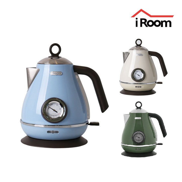 iRoom 전기포트 레드 1.7L, WT3013블루 iRoom 전기포트 레드 1.7L, WT3013블루