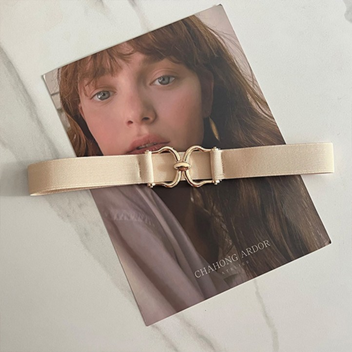 소울린느 여성 로렌 원피스 코트 스판 벨트 3컬러