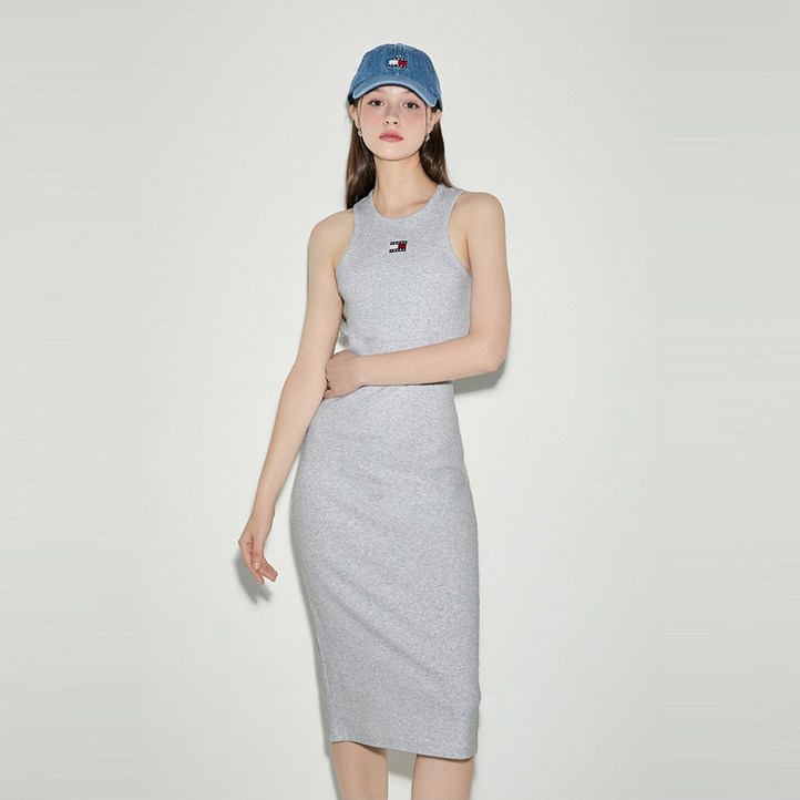 타미힐피거 립 뱃지 레이서 원피스 T32E6WOP02TWT2PJ4