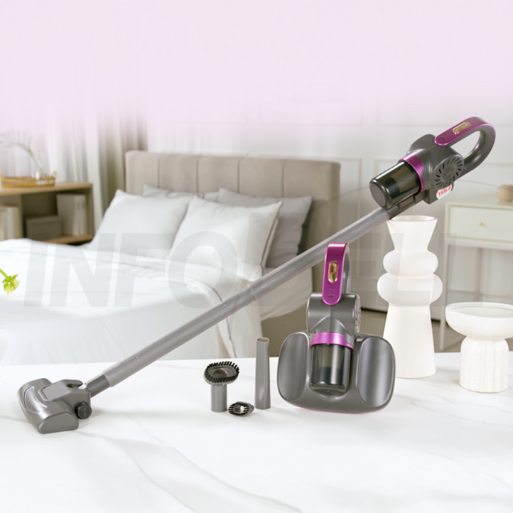 TV홈쇼핑정품 인포벨독일 톨츠 무선 살균 스마트 청소기 강력 진공 핸디 휴대용 소형 생활가전 침구 청소솔