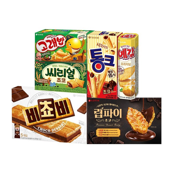 비쵸비 통크 예감 고래밥 씨리얼 립파이초코, 1세트, 410g 비쵸비 통크 예감 고래밥 씨리얼 립파이초코, 1세트, 410g