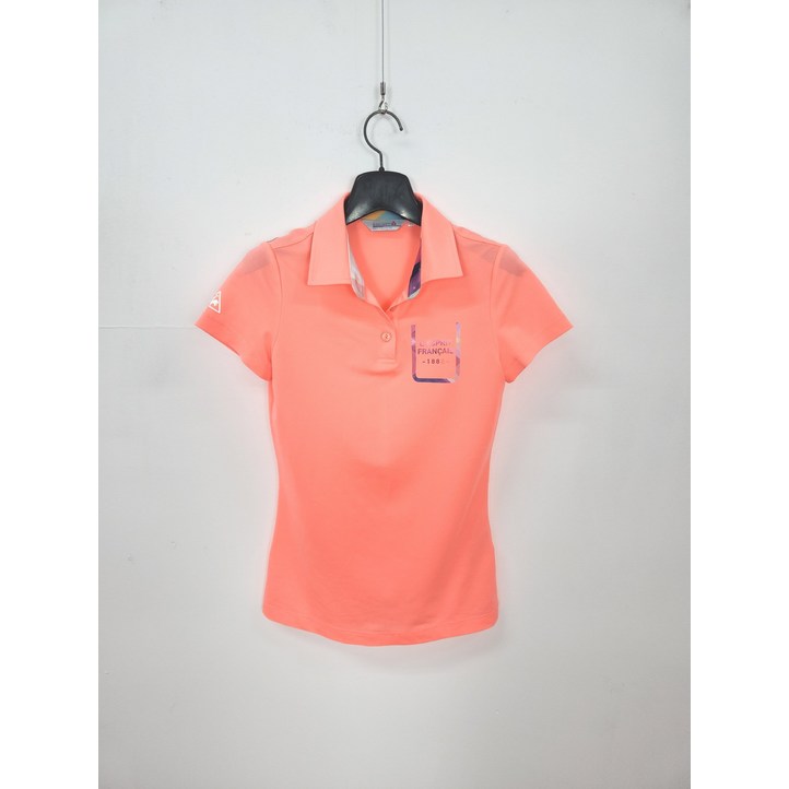 중고상품 XS 80 르꼬끄골프 여성 반팔 티셔츠 a83000001