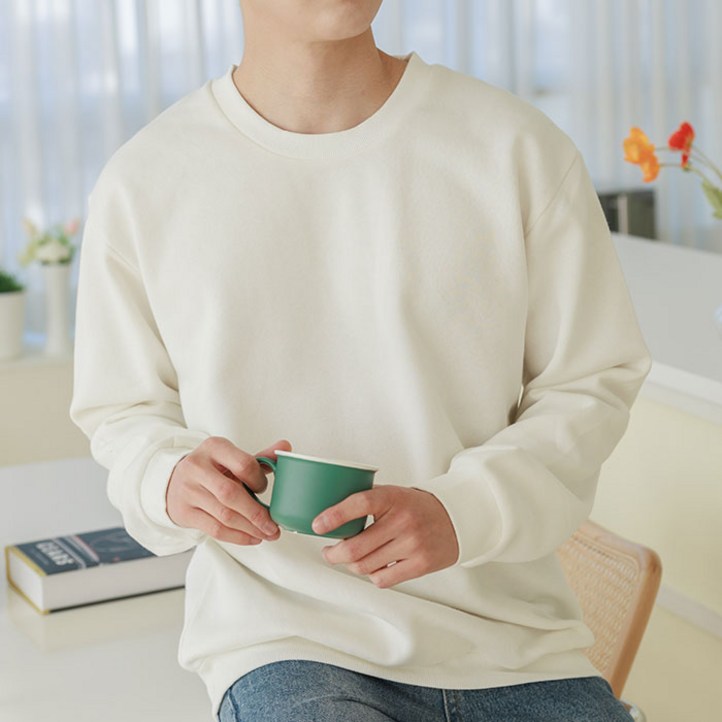 예스플러스기모 베이직 맨투맨