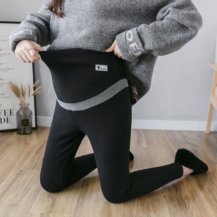 춘게엘 M3XL 임산부 기모 레깅스 바지 xian587