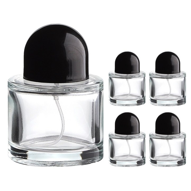블랑쉬 50ml 향수 공병 스크류타입 용기 만들기 재료 퍼퓸 스프레이 유리 DIY, 5개