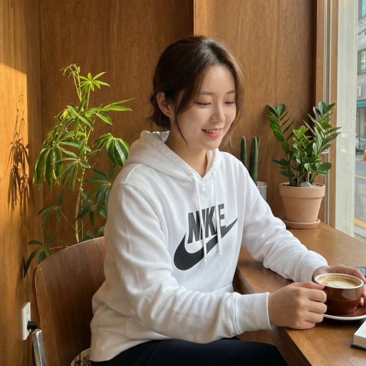 나이키 NIKE 기모 후드티 빅로고 후디 티셔츠 스포네틱