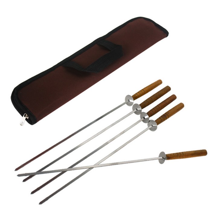 원목 바베큐 1열 꼬치구이 세트