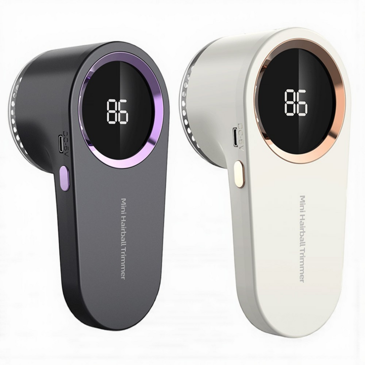 새옷으로 재탄생 LIVONIC 초강력 보풀제거기 6중날 가정용 휴대용 보풀제거기, 크림베이지