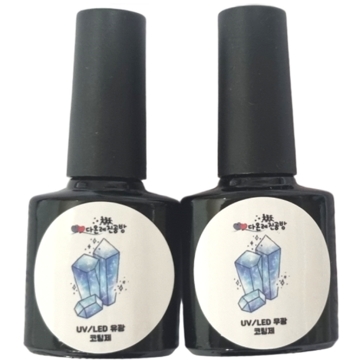 레진 공예 LED UV 크리스탈 레진 아트 재료 유광 무광 코팅제 광택제 8g, 무광, 1개