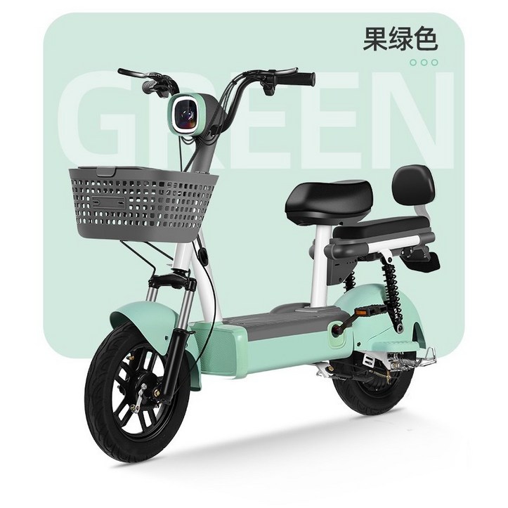 전기자전거pas 빠삐용 전기 자전거 전동 바이크, 민트