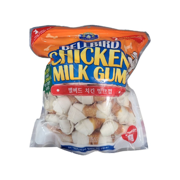 벨버드 치킨 밀크껌 스몰사이즈 1kg
