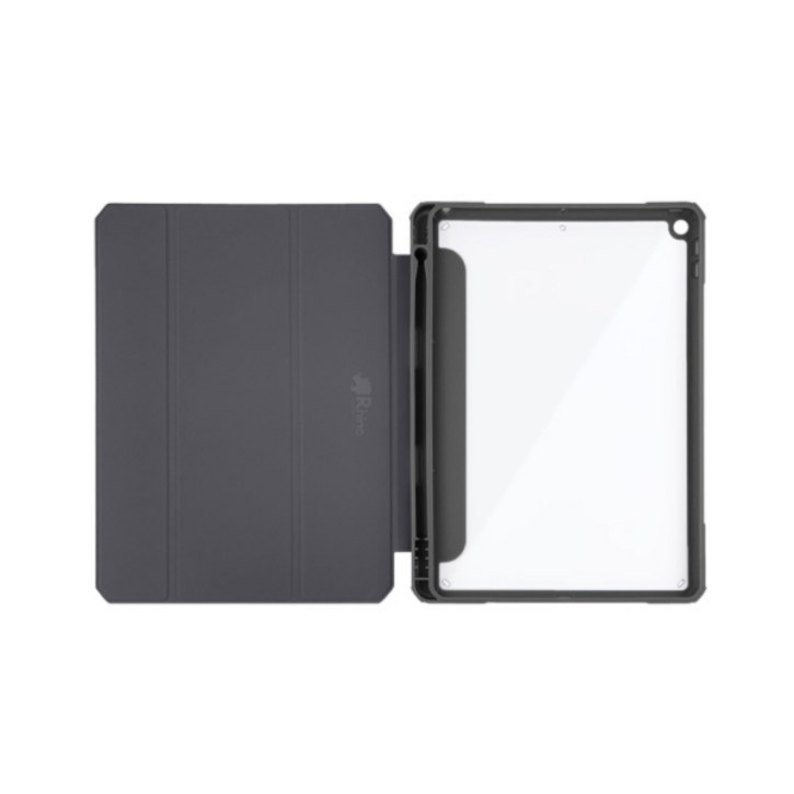 라이노핏 핏 클리어쉴드 플러스 아이패드 케이스, 다크 그레이, 1개
