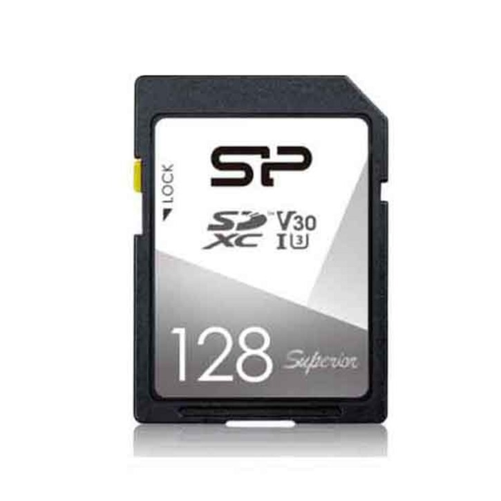 실리콘파워 SDXC UHS-1 메모리카드 U3 V30, 128GB 8
