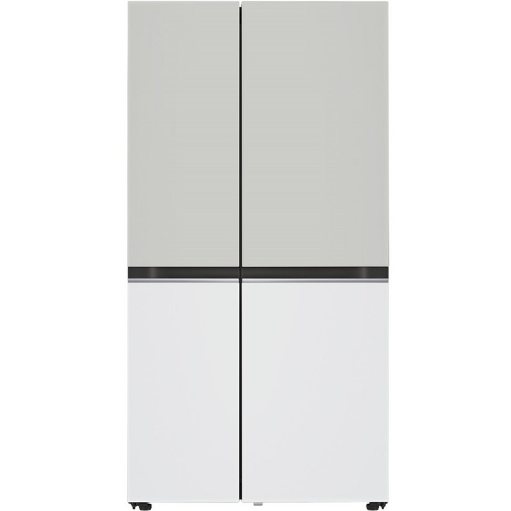 [색상선택형] LG전자 디오스 오브제 컬렉션 양문형 냉장고 메탈 방문설치 2