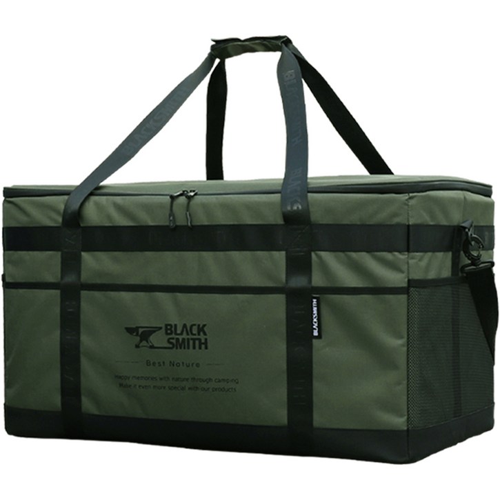 블랙스미스에어펌프 마칸 방수 보냉 멀티백 100L, 빈티지그린, 1단, 1개