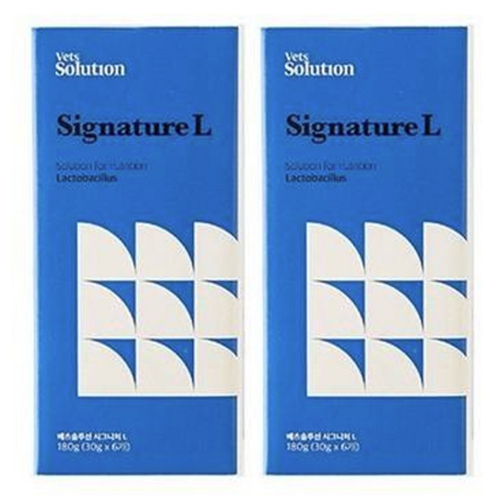 베츠솔루션 강아지 시그니처캔 L 6p, 유산균, 180g, 2개