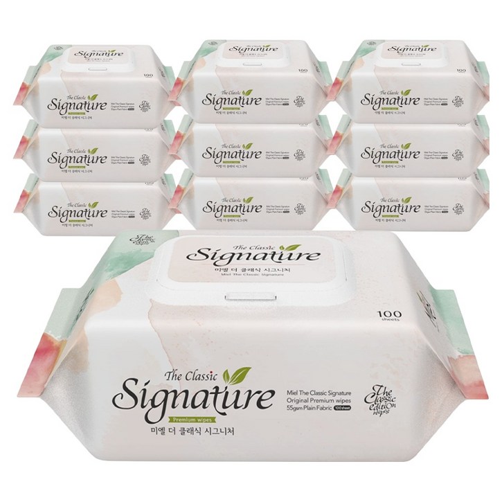 미엘 더 클래식 시그니처 물티슈 캡형