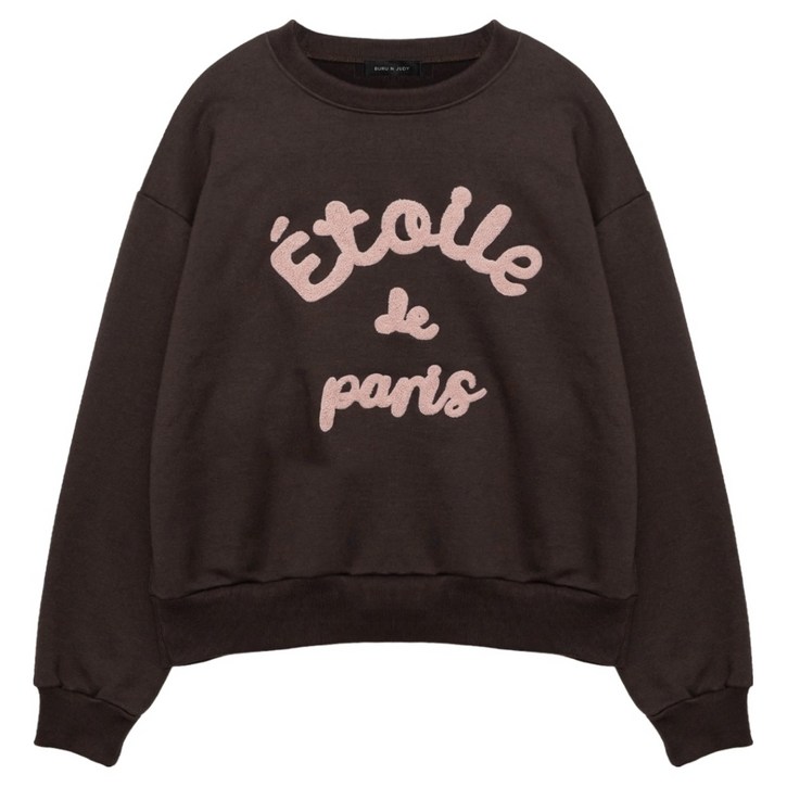 부루앤쥬디 자수 부클 맨투맨 BORJTG507A