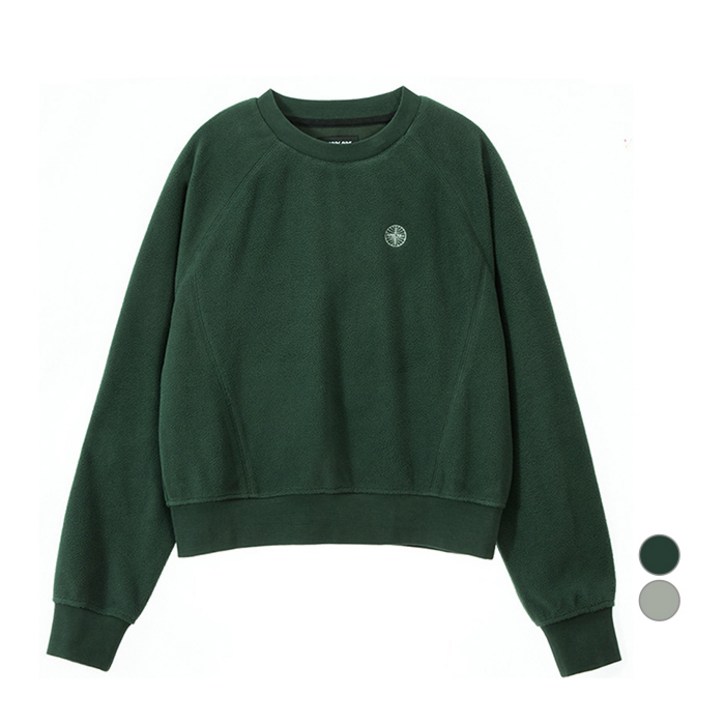 팬암 여성용 플리스 맨투맨