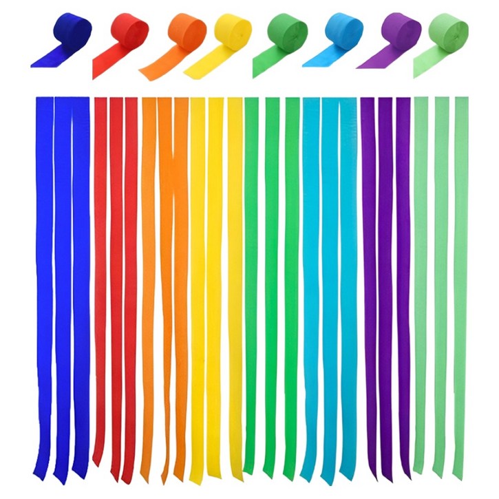 코히모 스트리머 포토존 파티 커튼 8종 세트 5W0567, 1세트, 혼합색상